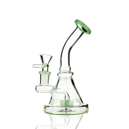 6" Conical Water Pipe Bong with 14mm Male Bowl with Sticker