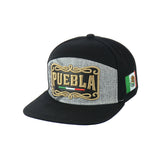 Puebla Embroidered Snapback Hat