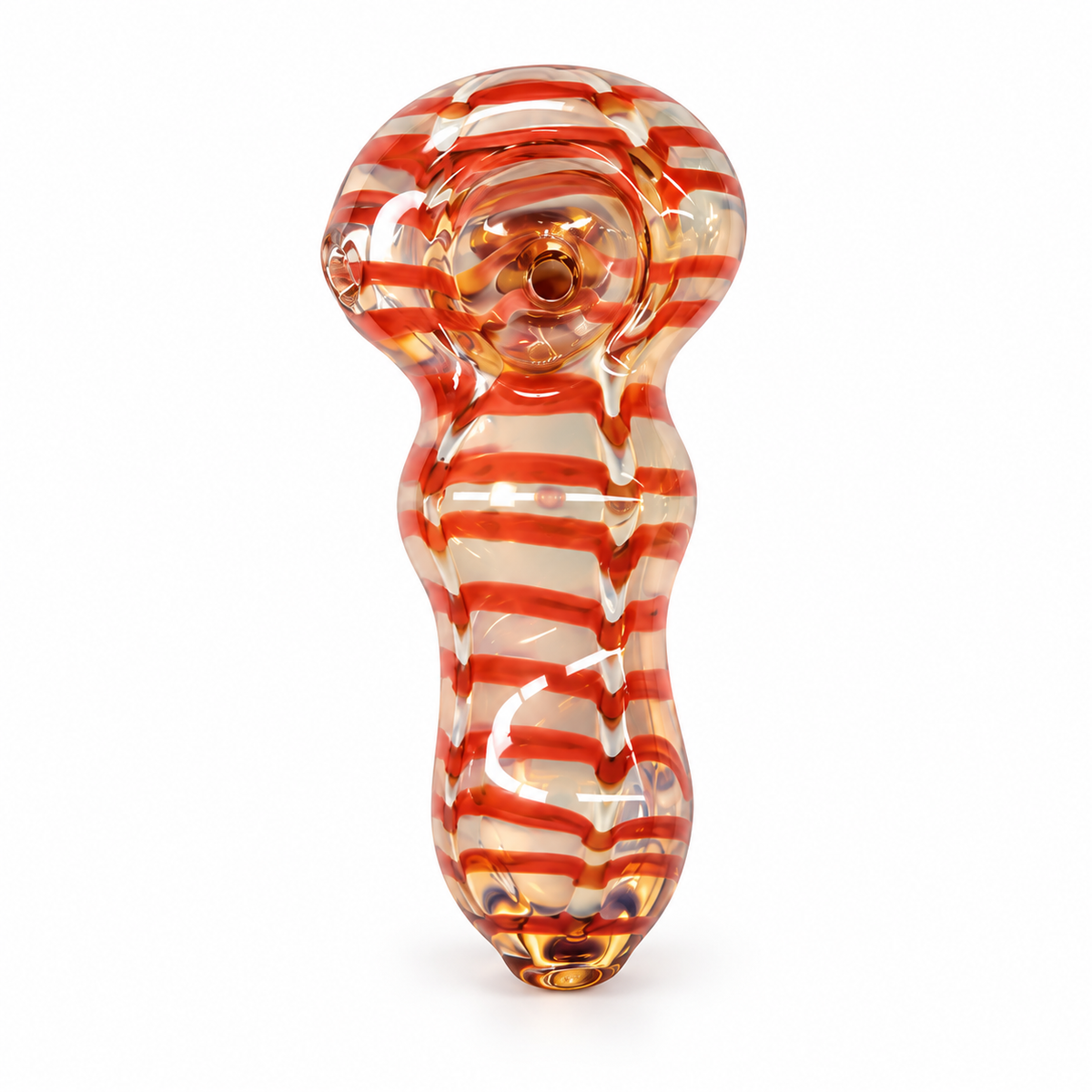 2.5-Inch Heavy Glass Hand Pipe, Assorted Designs
