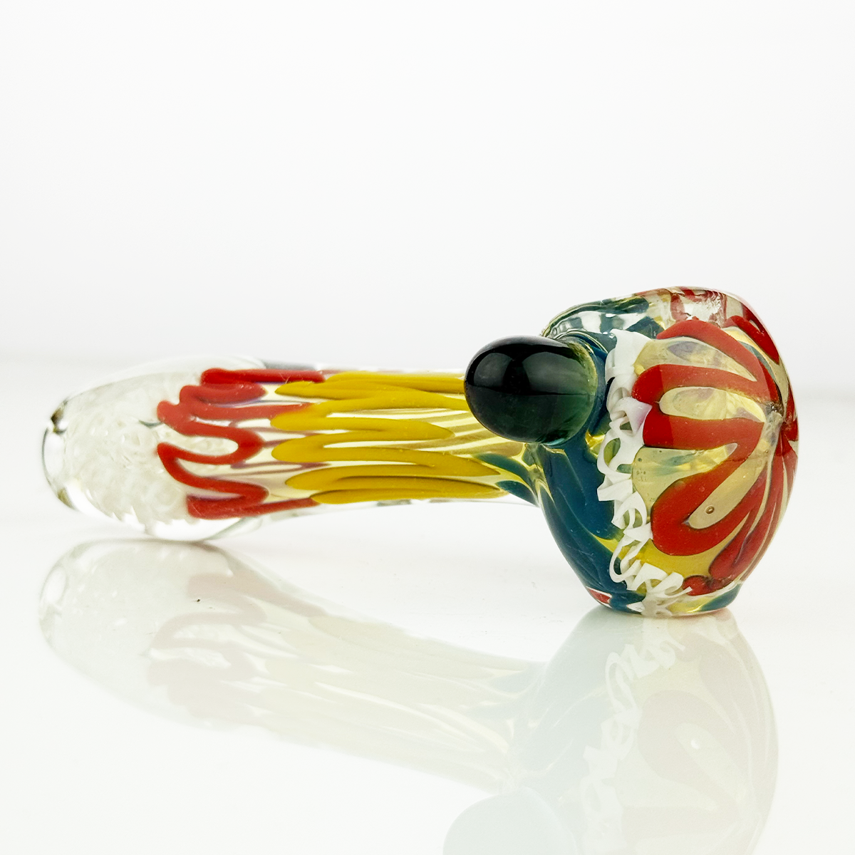 4" Rasta Twisting Art Hand Pipe Spoon