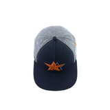 Star Design Embroidered Snapback Hat