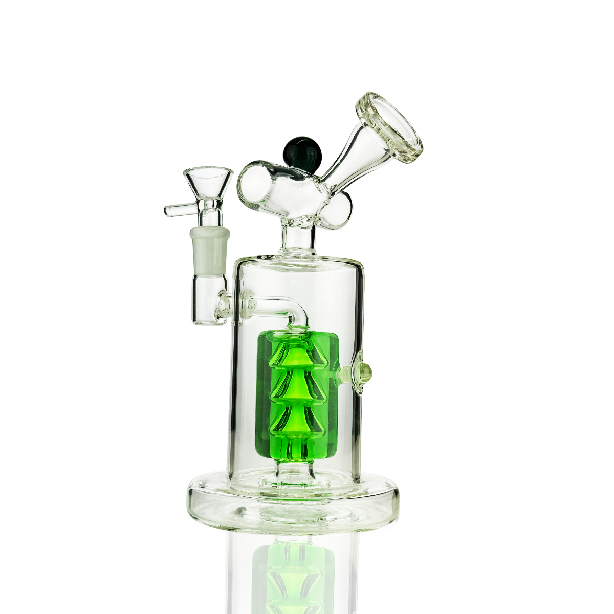 8" Glycerin Water Pipe Bong with 14mm Male Bowl
