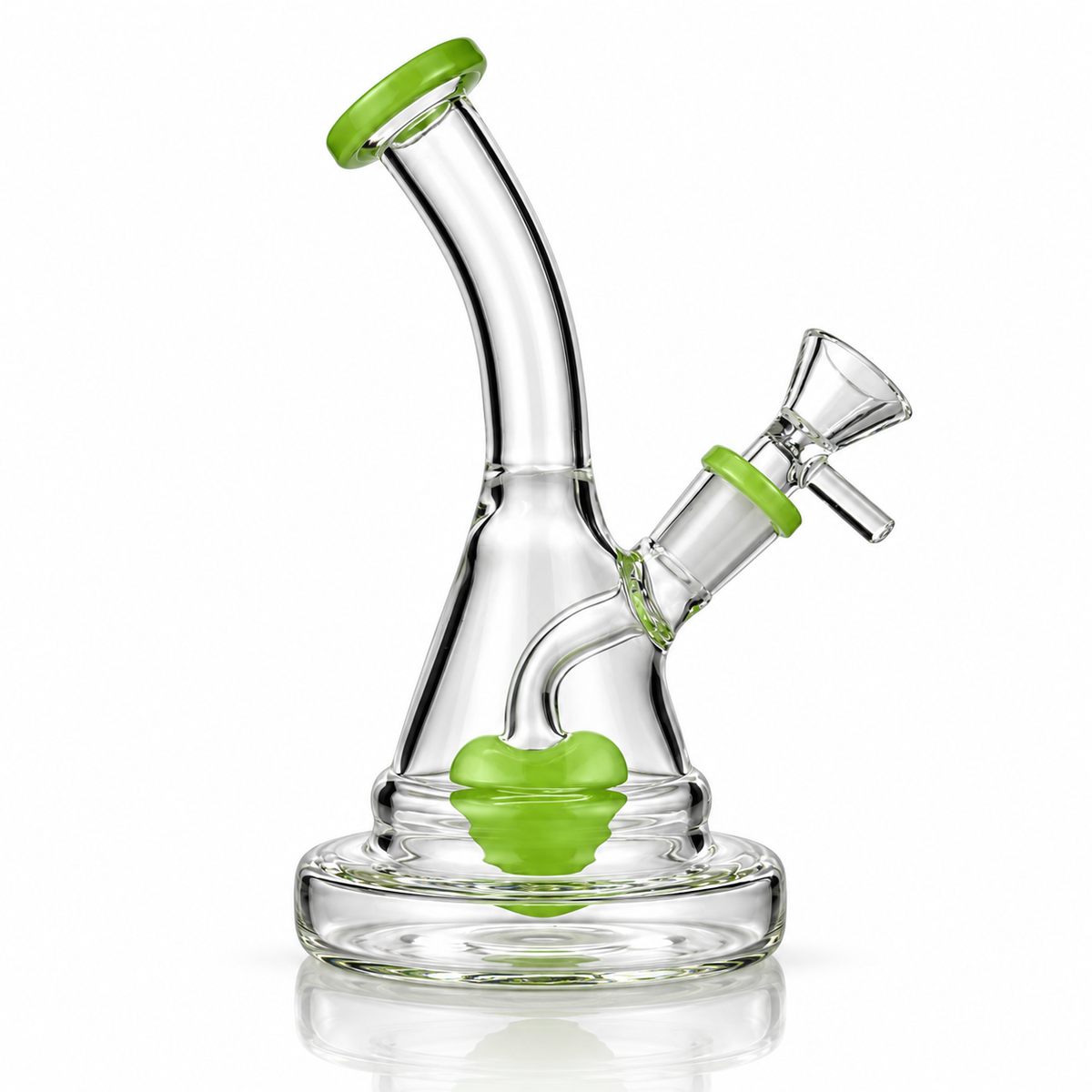 7-Inch Heart Shower Water Pipe with 14mm Male Bowl
