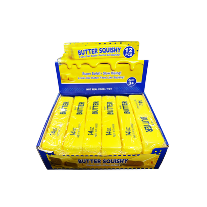 14OZ Squishy Butter - 12pcs Display