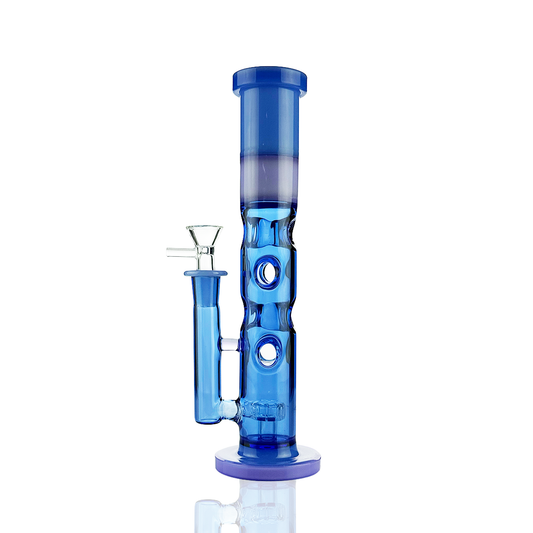 10" Full Color Tube Straight Shooter with 14mm Male Bowl