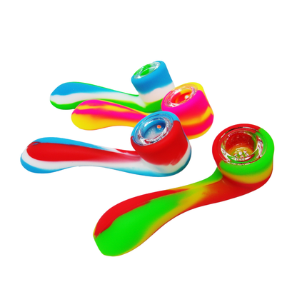 4.5-Inch Silicone Sherlock Hand Pipe
