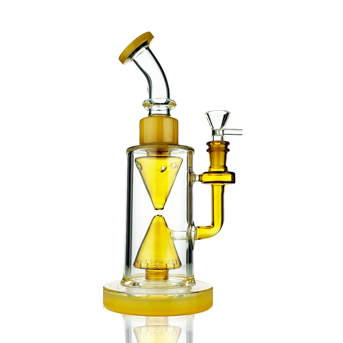 10" Pyramid Shower Water Pipe Rig with 14mm Male Bowl