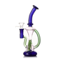 9-Color Tube Recycler Water Pipe – 14mm Male Bowl | Wholesale Bong & Glass Recycler