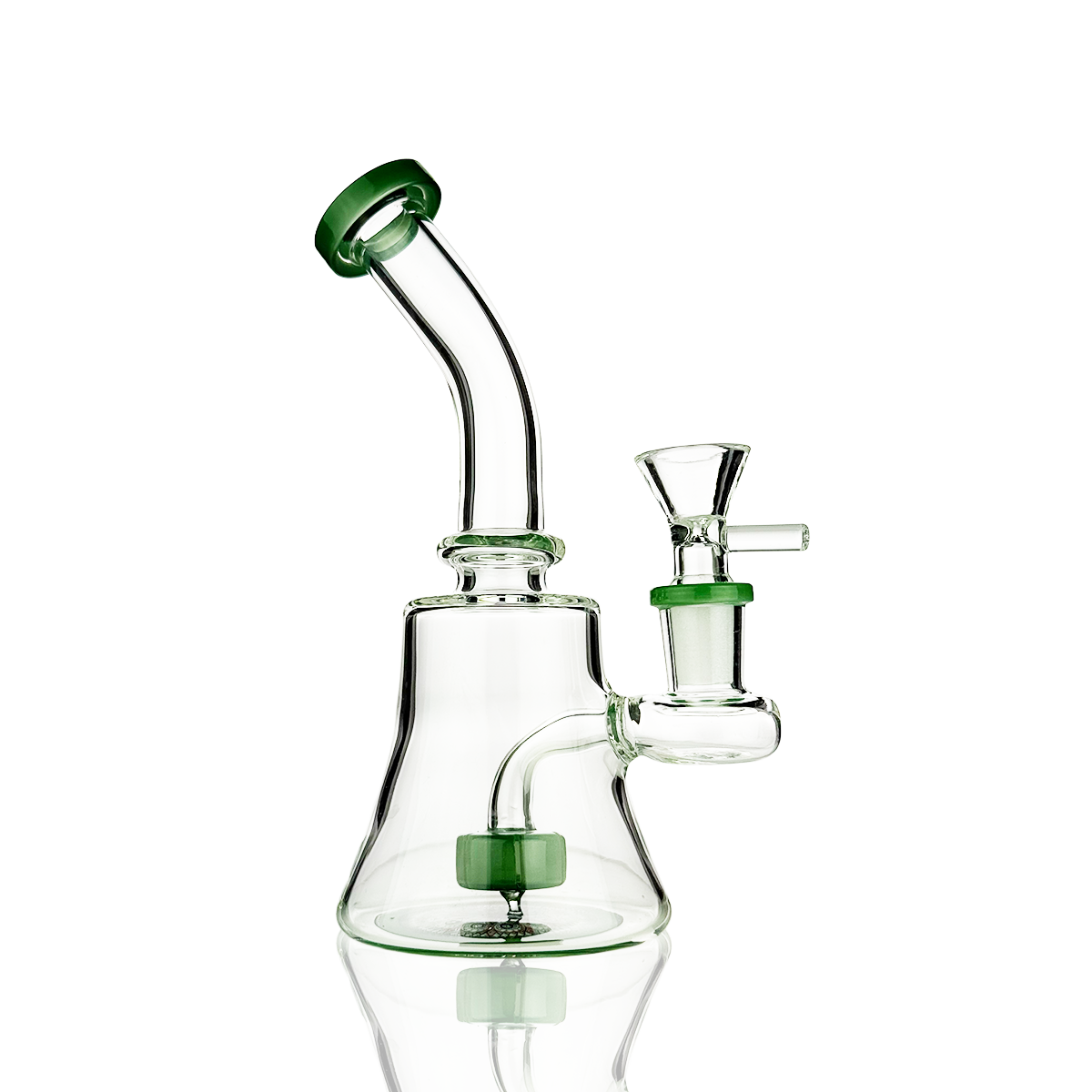 6" Water Pipe Bong with Sticker and 14mm Male Bowl