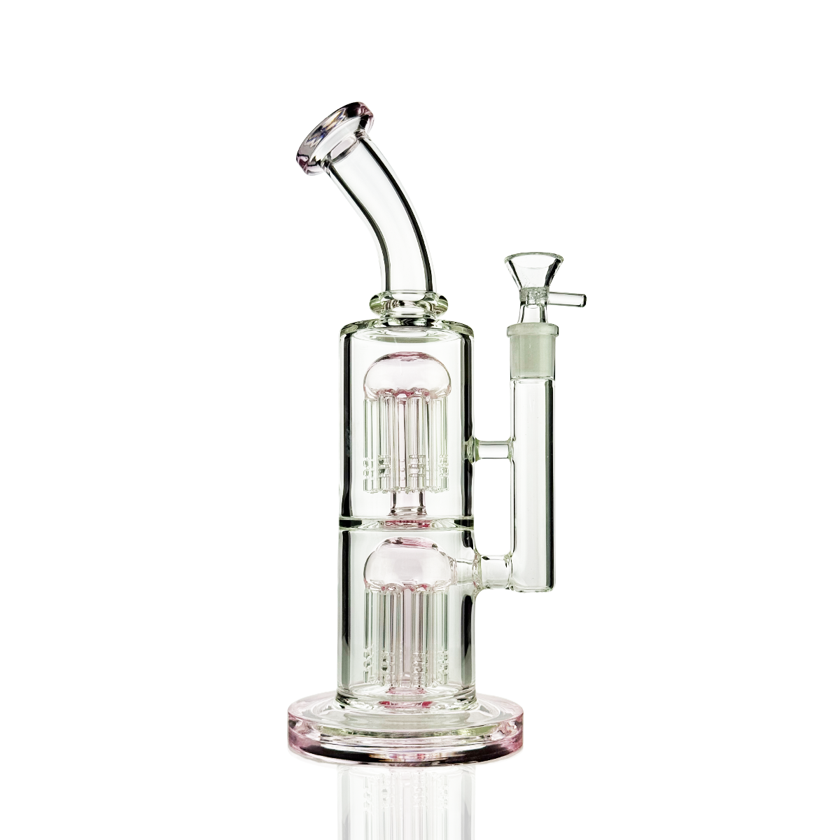 11" Double Tree Percolator with 18mm Male Bowl