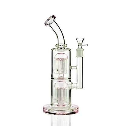 11" Double Tree Percolator with 18mm Male Bowl