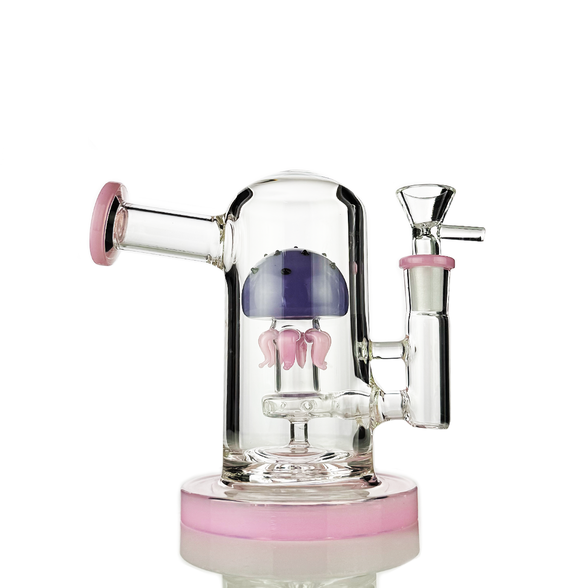 7-Inch Mushroom Shower Slime Water Pipe with 14mm Male Bowl