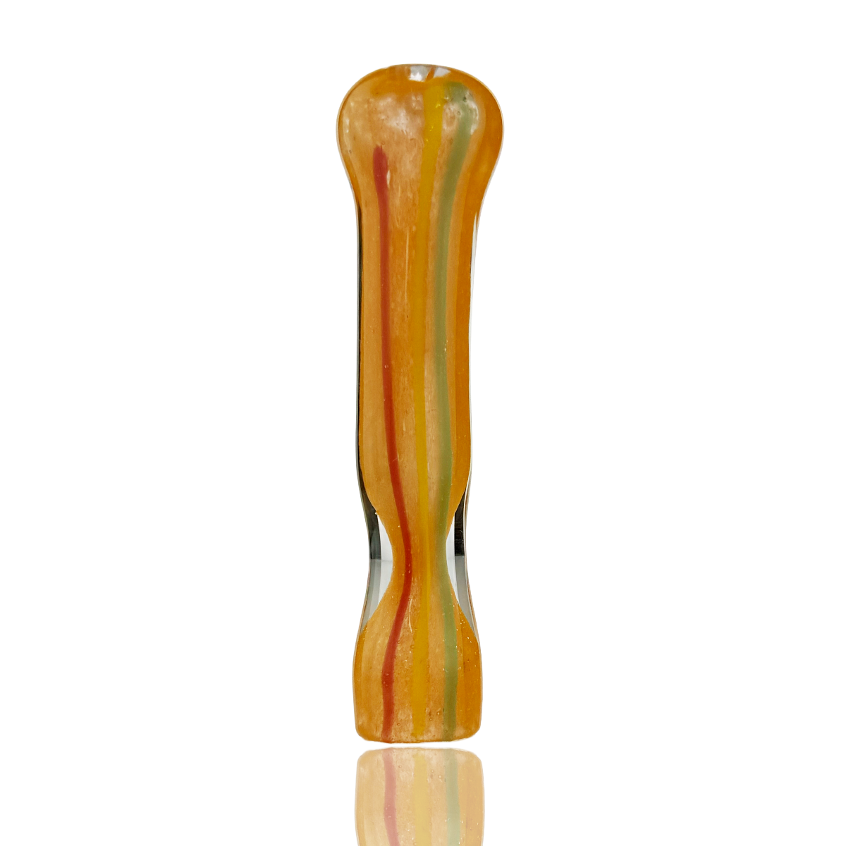 4" Chillum One Hitter Color Frit Glass