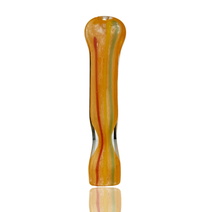 4" Chillum One Hitter Color Frit Glass