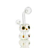 5.5" Owl Water Pipe Oil Burner with 14mm Oil Downstem