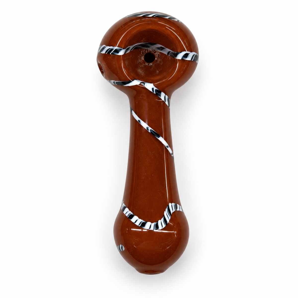 3.5-Inch Frit Glass Spoon Hand Pipe