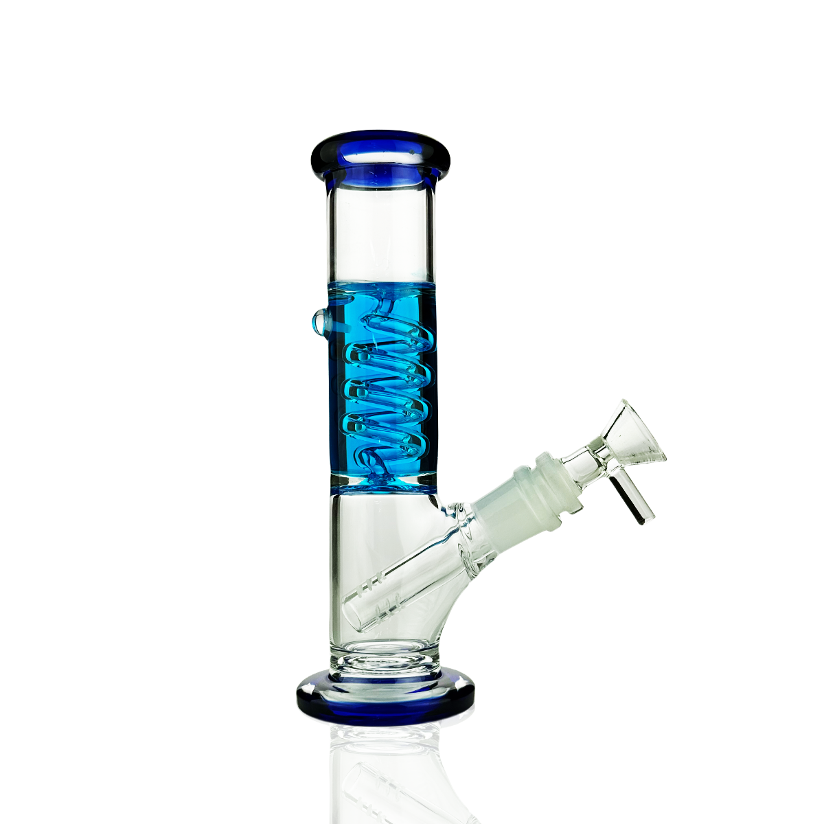 8" Glycerin Straight Shooter Water Pipe Bong | 14mm Male Bowl | Wholesale Glass