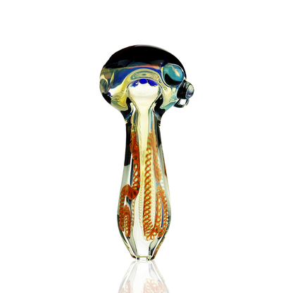 4.5" Hand Pipe Double Glass Twsiting Design