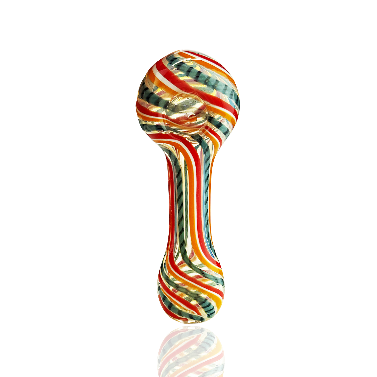 4.5" Rasta Twisting Hand Pipe Spoon