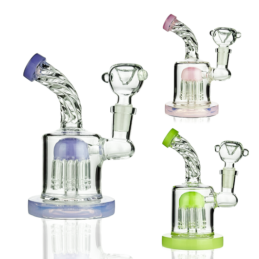 5" Slime Tree Shower Water Pipe with 14mm Male Bowl