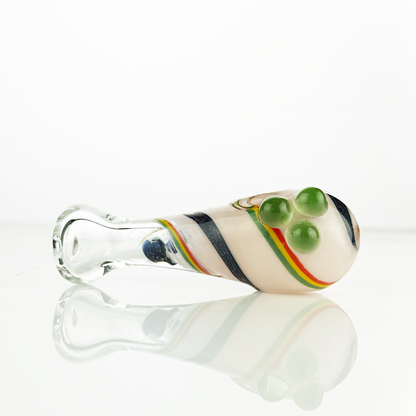 4.5" Slime Frit Dicro Hand Pipe Spoon