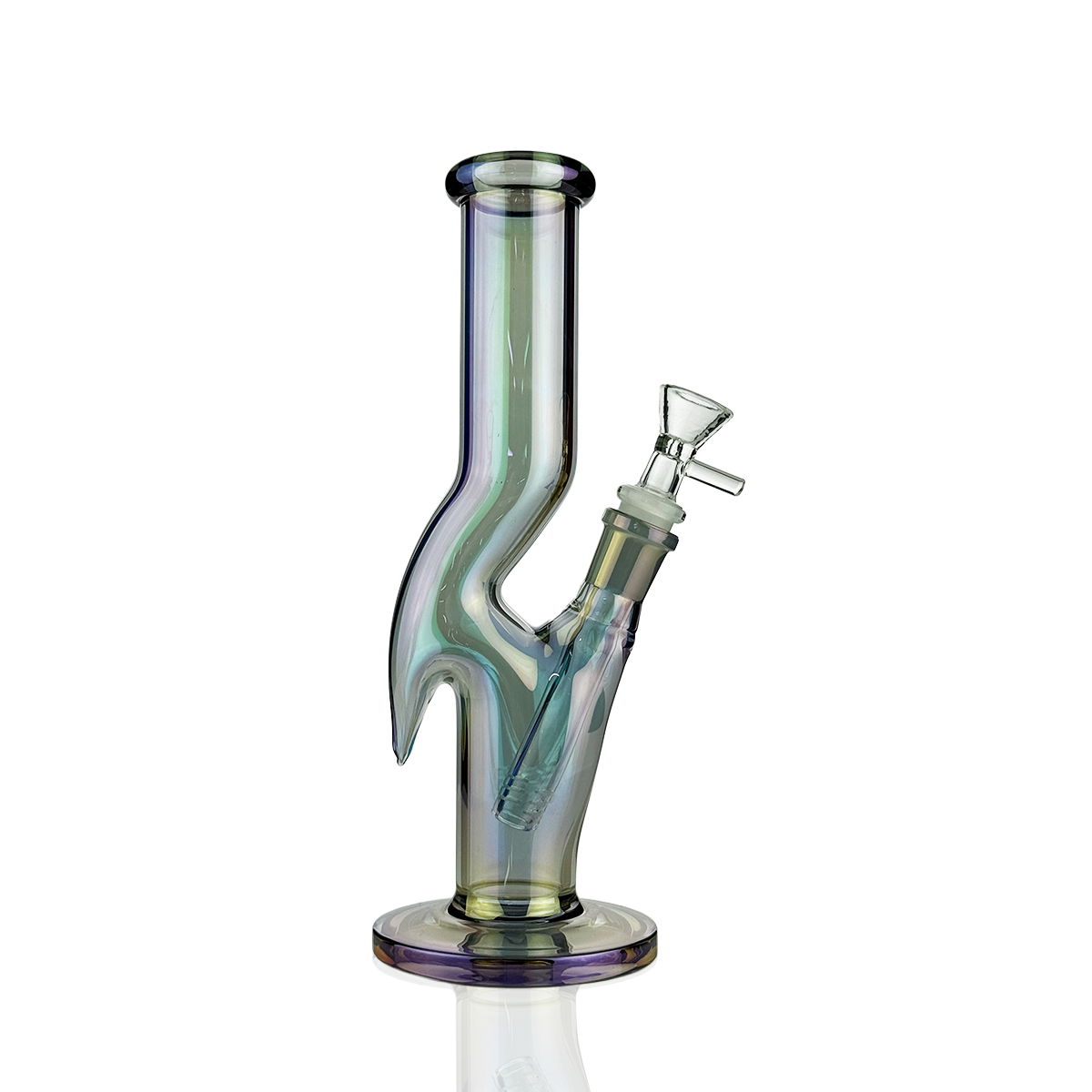 11" Electroplated Zong Water Pipe with 14mm Male Bowl