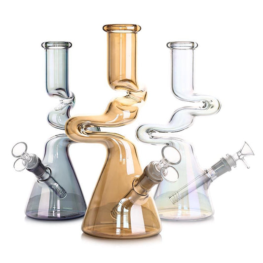 10" Electro Plated Zong Beaker with 14mm Male Bowl