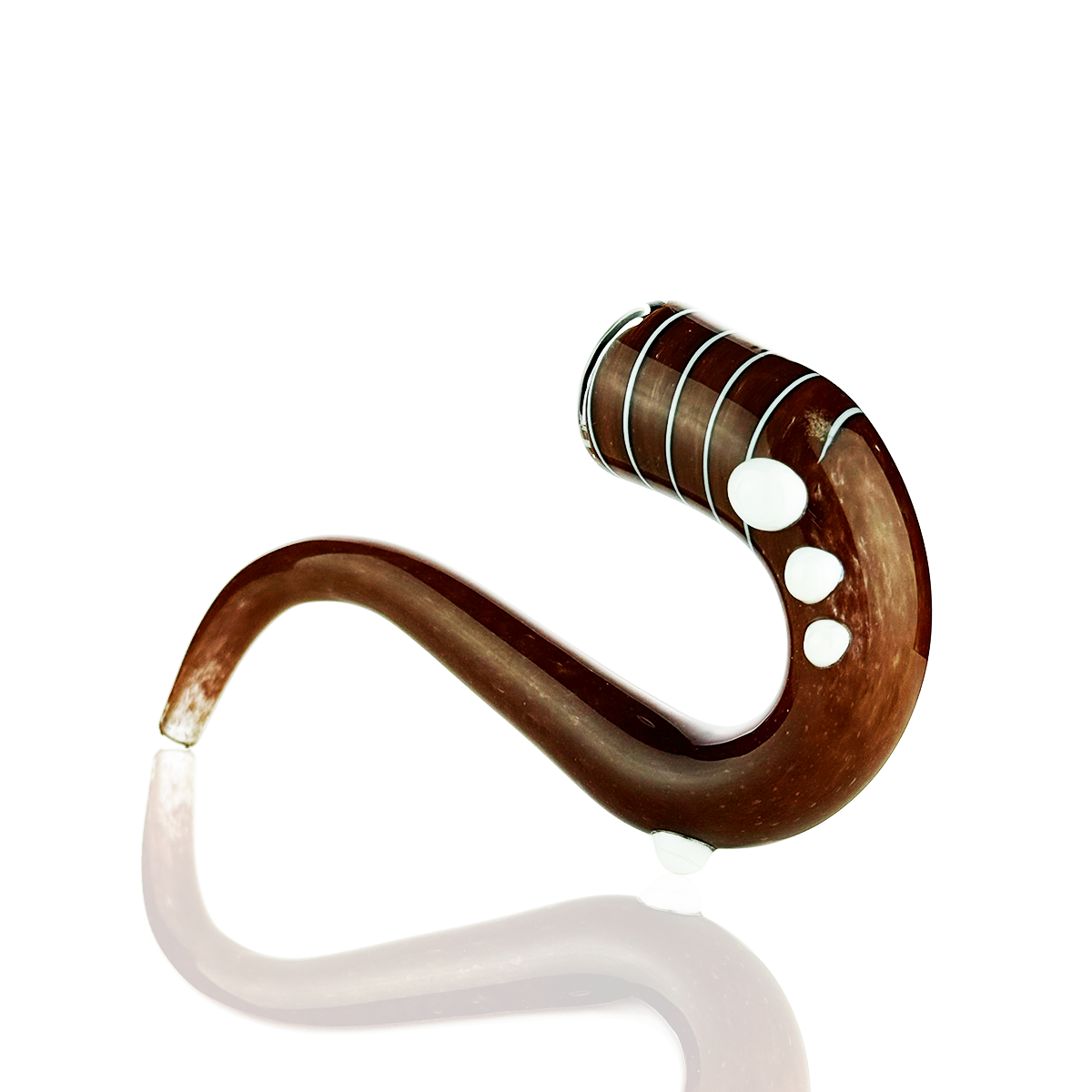 8" Frit Glass Sherlock Pipe – Wholesale Glass Hand Pipes
