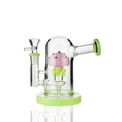 7-Inch Mushroom Shower Slime Water Pipe with 14mm Male Bowl