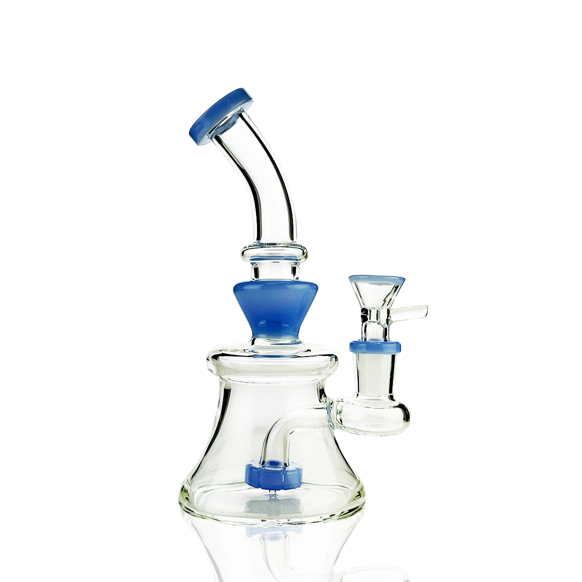 8" Water Pipe Slime with 14mm Male Bowl