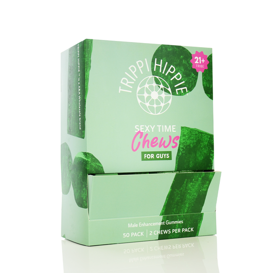 SEXY TIME CHEWS FOR GUYS - 50 PACKS/ 2 CHEWS PER PACK