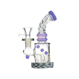 5.5" Wig Wag Base Water Pipe with 14mm Male Bowl