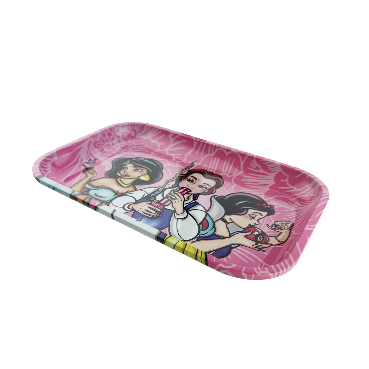 Medium Metal Rolling Tray – Princesses Design | 7.5" x 11.8"