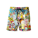 Shorts 100% Polyester - Pack of 6 Sizes - 1-S,1-M,1-L,1-XL,1-2XL,1-3XL