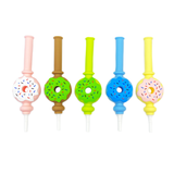 7" Silicone Donut Nectar Collector with Ceramic Tip