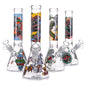 10" Skate Skull Beaker with 14mm Male Bowl