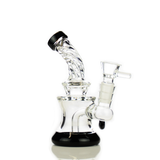 5" Twisted Neck Water Pipe Bong with 14mm Male Bole and Shower