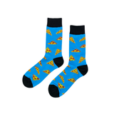 MELTY PIZZA Socks Fits All, 70% Cotton, 25% Spandex, 5% Elastic