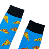 MELTY PIZZA Socks Fits All, 70% Cotton, 25% Spandex, 5% Elastic