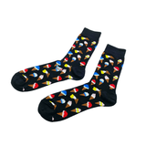 ICE CREAM CONE Socks Fits All, 70% Cotton, 25% Spandex, 5% Elastic