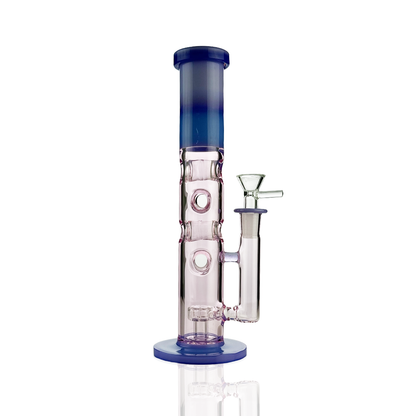 10" Full Color Tube Straight Shooter with 14mm Male Bowl