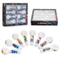 5" Cartoon Sticker Hand Pipe Spoon - 8 Pcs Display
