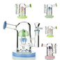 7-Inch Mushroom Shower Slime Water Pipe with 14mm Male Bowl