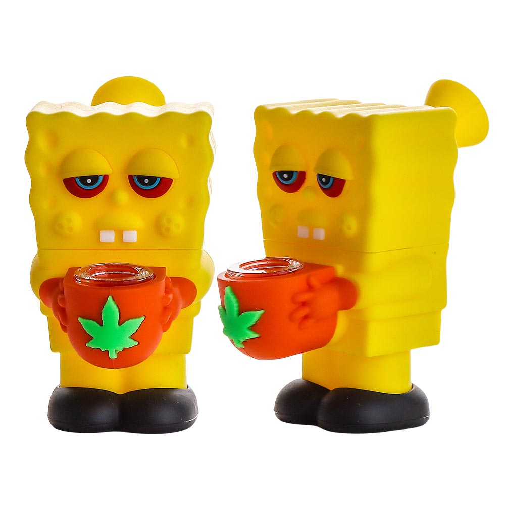 5" Bob Silicone Water Pipe with 14mm Male Bowl