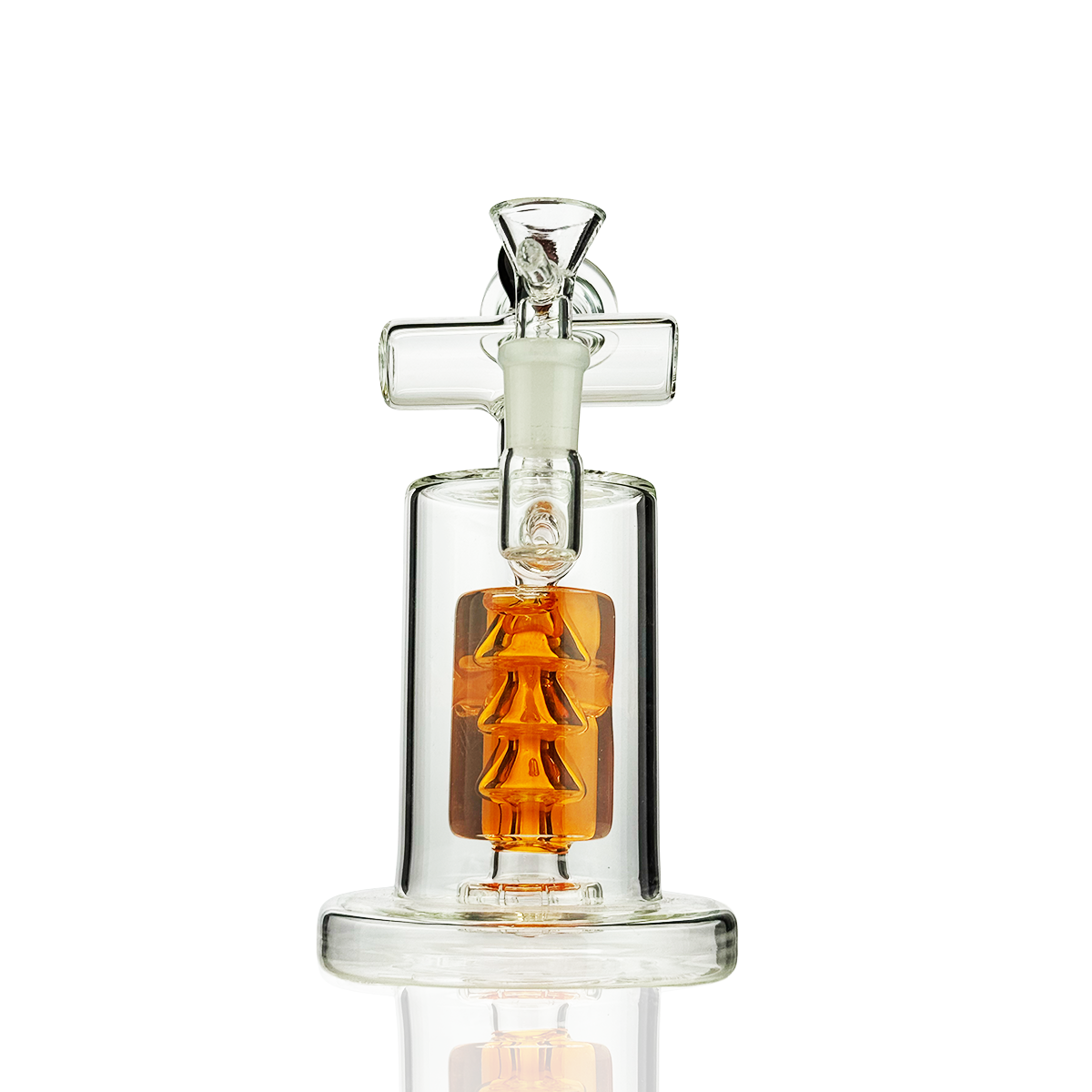 8" Glycerin Water Pipe Bong with 14mm Male Bowl