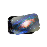 Stars Galaxy Magnetic Lid Medium Metal Rolling Tray - Size - 7.5*11.5