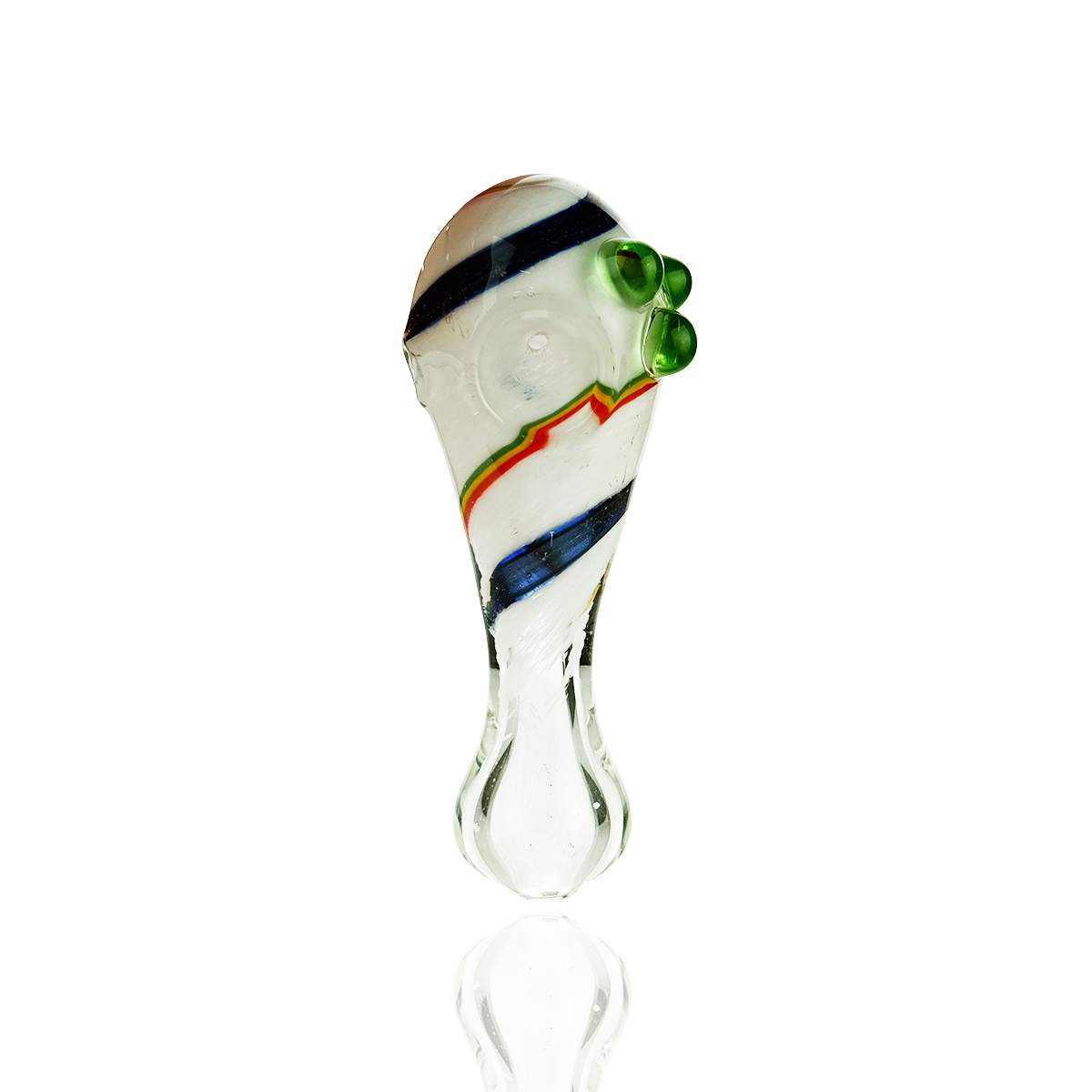 4.5" Slime Frit Dicro Hand Pipe Spoon