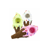 4.5" Ice Cream Cone Silicone Hand Pipe