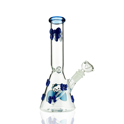 10" Water Pipe Beaker with 14mm Male Bowl