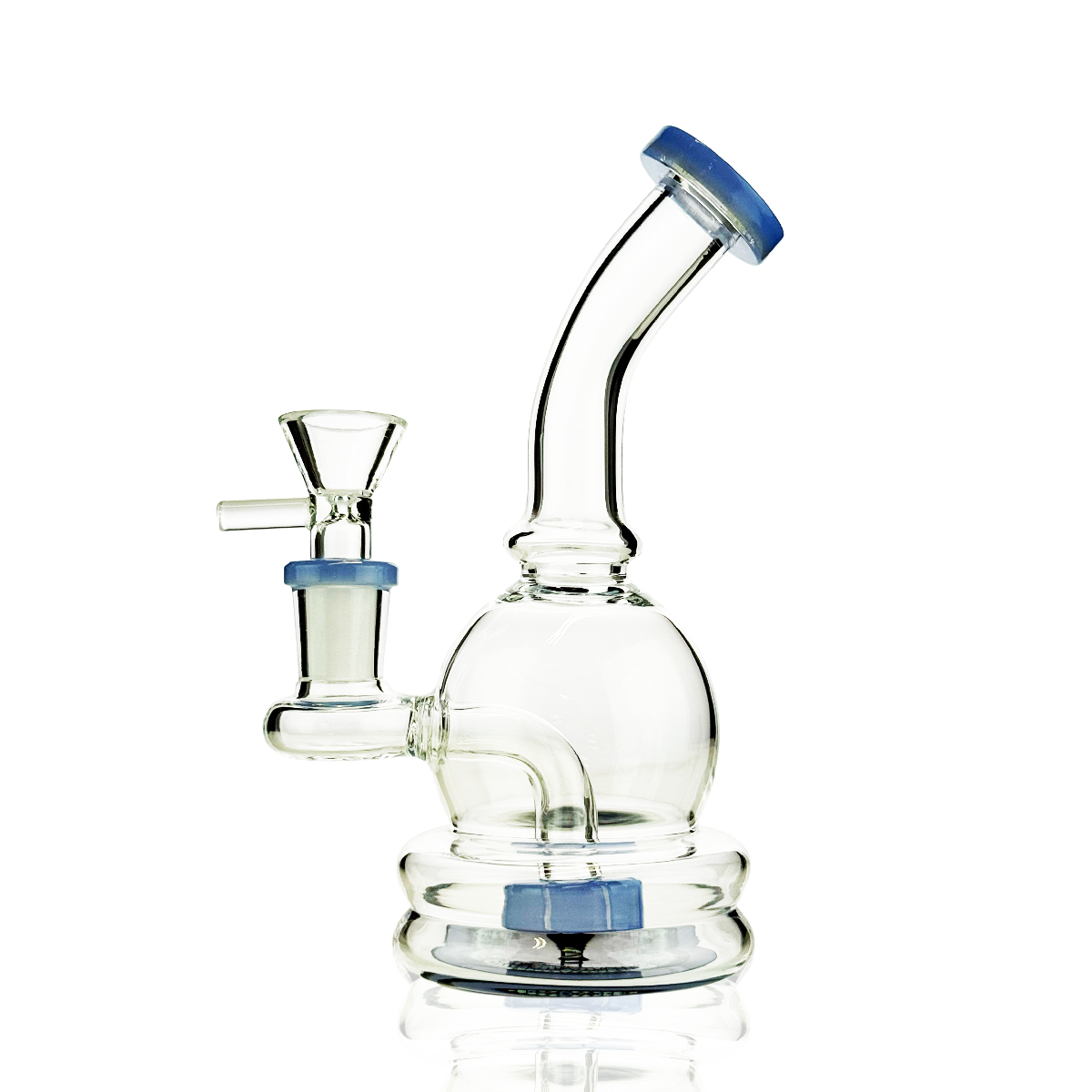 6" Water Pipe Sphere Bong 14mm Male Bowl